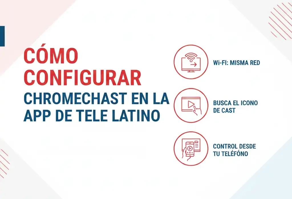 Cómo configurar Chromecast en la App de Tele Latino